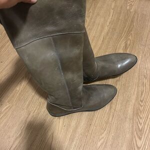 Seychelles Olive Brown Over-the-Knee Riding Boots